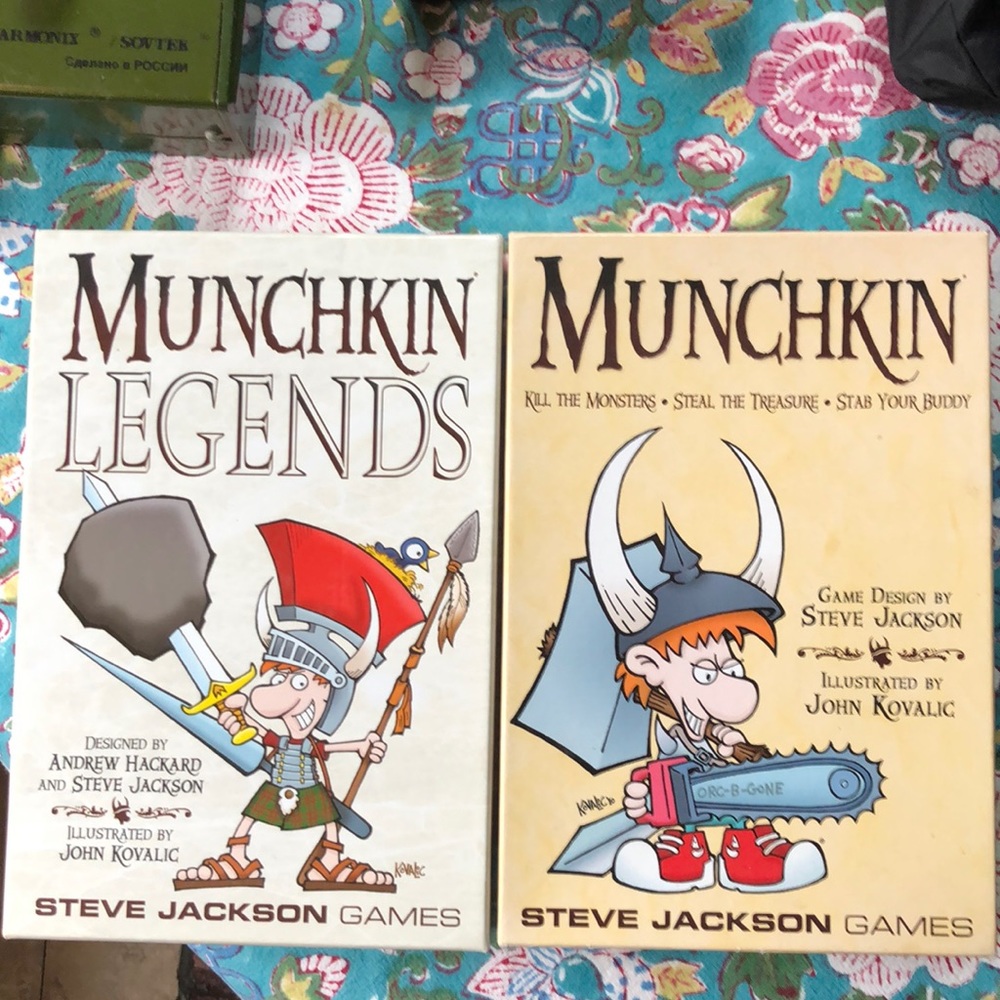 “Munchkin” Card Game and ‘Legends’ expansion